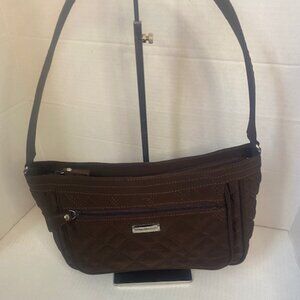 Vera Bradley Quilted Shoulder bag in Chocolate Brown